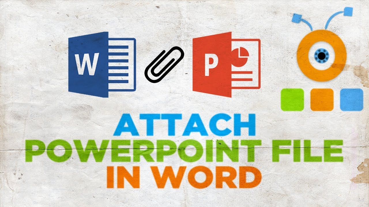 How To Attach An Excel File In Powerpoint Youtube