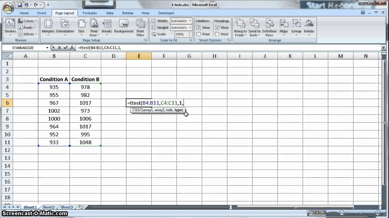 How To Calculate A Correlation And P Value In Microsoft Excel Youtube