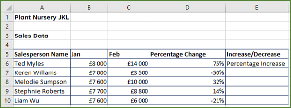 How To Calculate A Percentage Difference In Excel Acuity Training