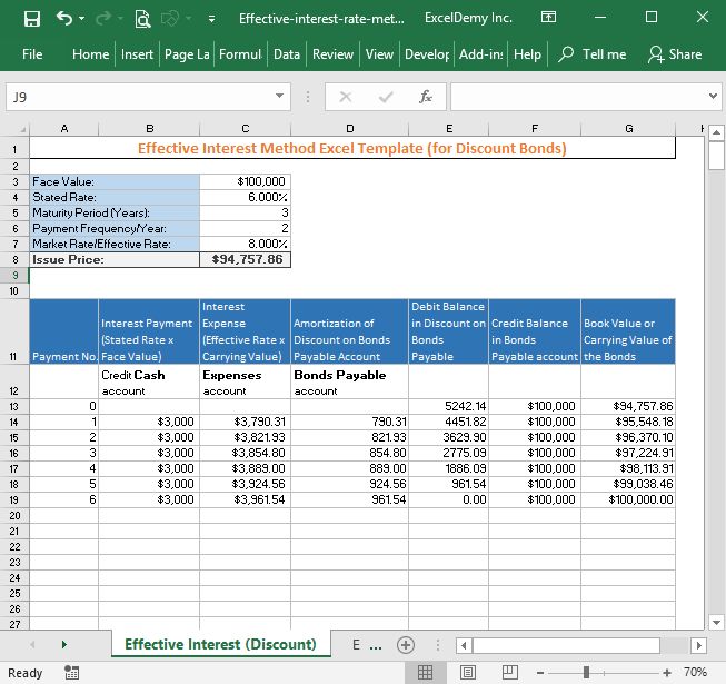 How To Calculate Effective Interest Rate In Excel Quant Rl