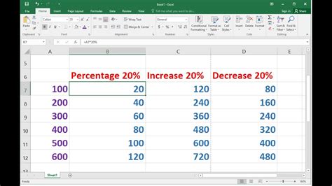 How To Calculate Percent Change In Excel Find Increase And Decrease