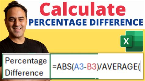 How To Calculate Percentage Difference In Excel Formulas