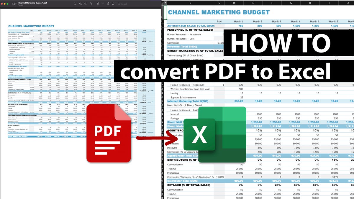 How To Convert A Pdf To Excel For Free Wirefan Your Source For Social News And Networking