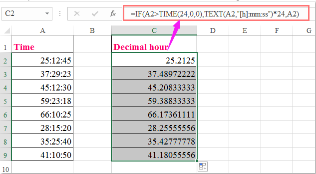 How To Convert Time To Minutes In Excel Convert Time Values Into