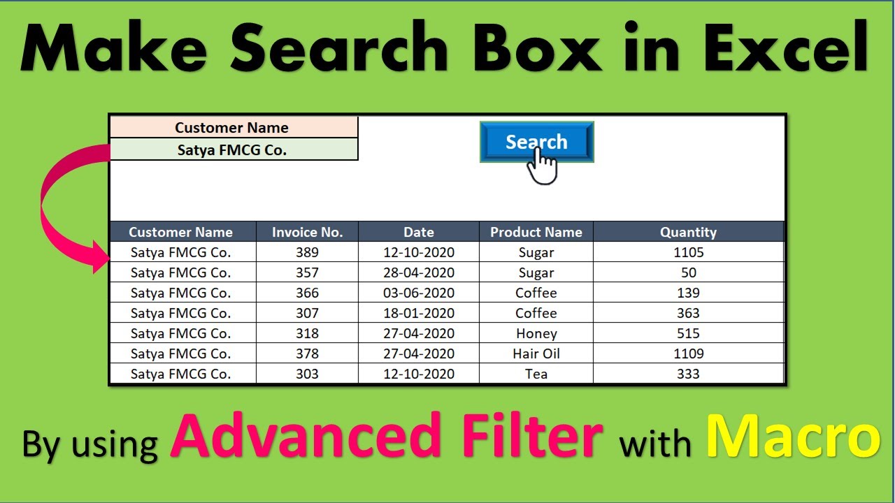 How To Create A Search Box In Excel For Multiple Sheets Using Vba At Amelie Walker Blog