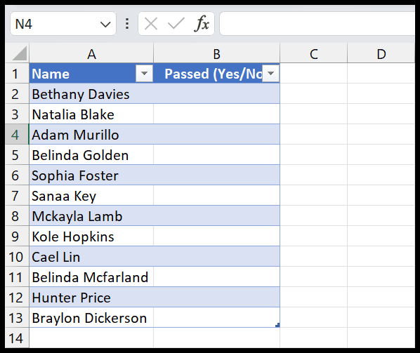 How To Create A Yes No Drop Down In Excel