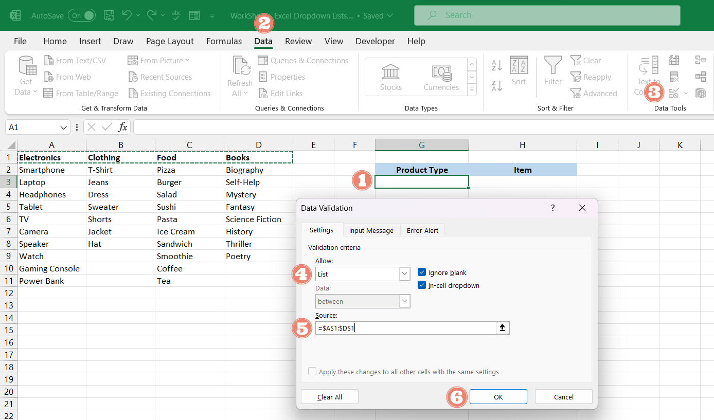 How To Create Dropdown Lists In Excel Dependent Multirow Bpwebs Com