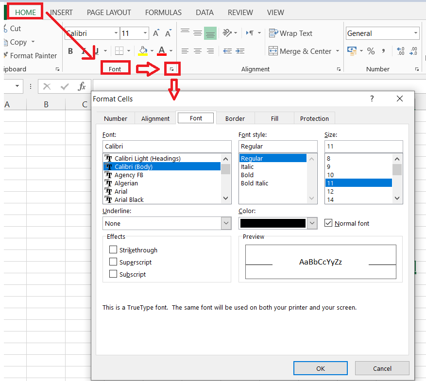 How To Draw A Line Through Text In Excel Earn And Excel