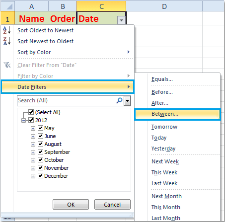 How To Filter Dates In Excel Excel Web