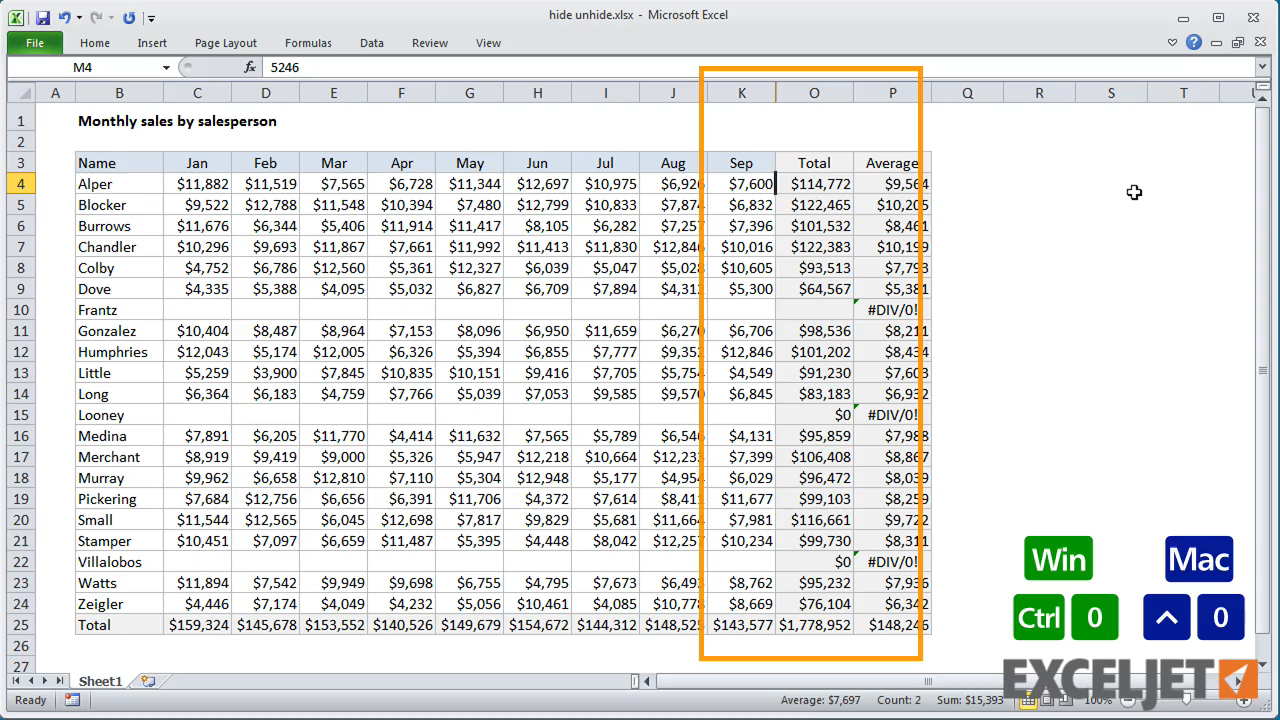 How To Hide Or Unhide Rows Columns In Excel H2s Media