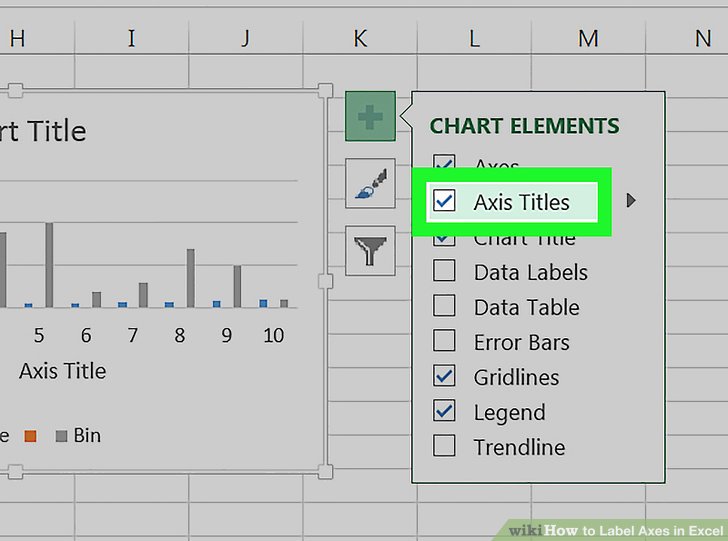 How To Label Axes In Excel 6 Steps With Pictures Wikihow