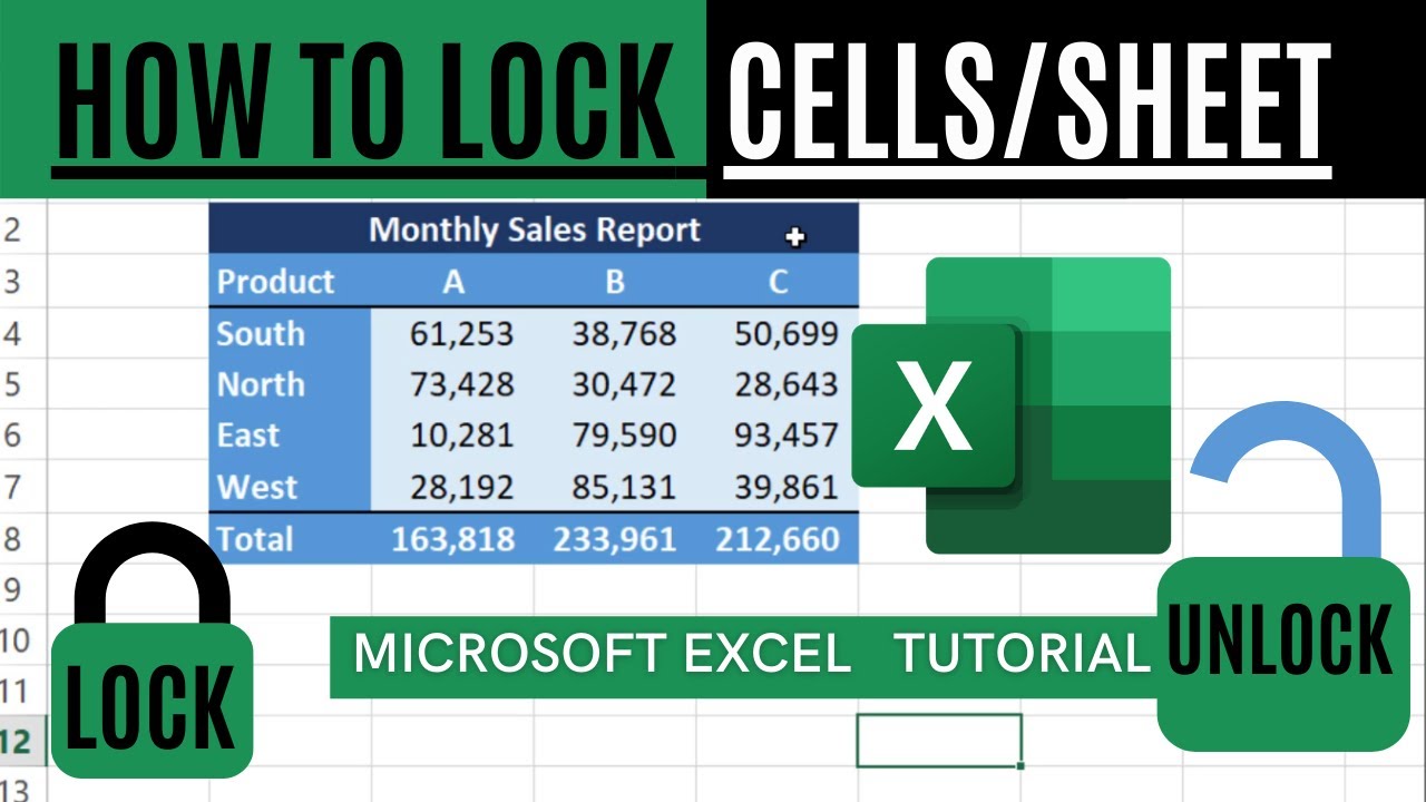 How To Lock Cells In Excel Full Guide Youtube