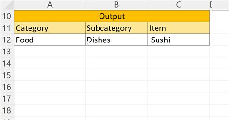 How To Make Subcategories In Microsoft Excel Spreadcheaters