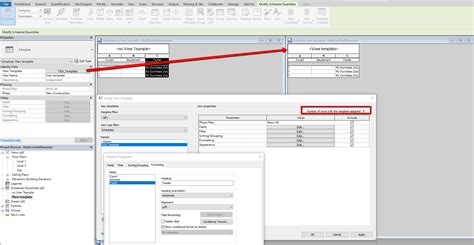 How To Modify Schedule View Template In Revit Revit Autodesk Knowledge Network