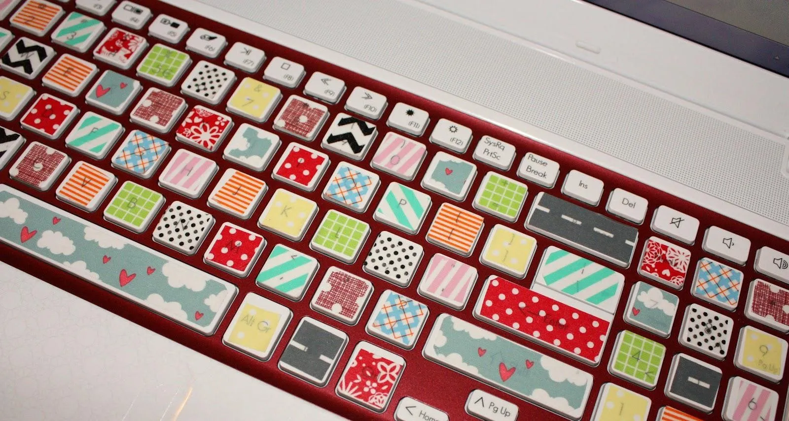 How To Organize Cords Customize Your Keyboard Amp Make Your Desk Nonslip With Diy Fabric Tape