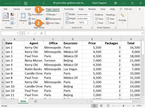 How To Print Gridlines In Excel Customguide