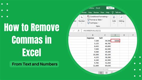 How To Remove Commas In Excel From Text Numbers