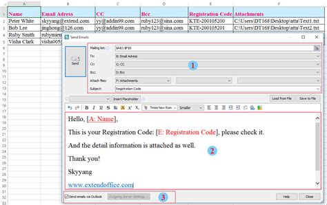 How To Send Email From Excel Using Outlook With Multiple Attachment