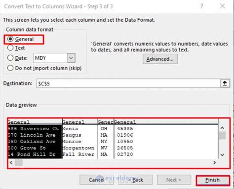 How To Separate Addresses In Excel