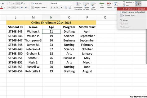 How To Sort In Excel And Keep Your Data Organized