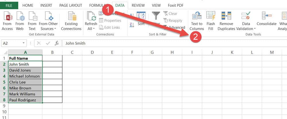 How To Split Microsoft Excel Data From 1 Column Into 2 3 Multiple