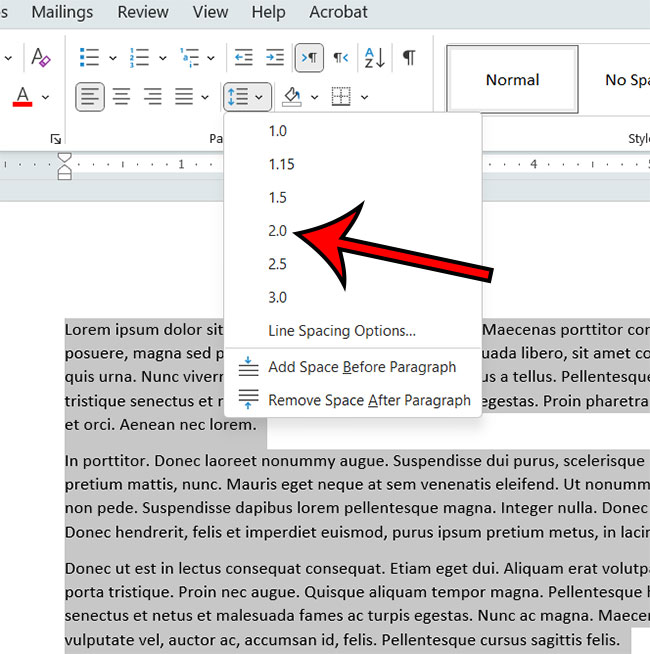 How To Use Double Spacing In Microsoft Word For Office 365 Myuptech Com