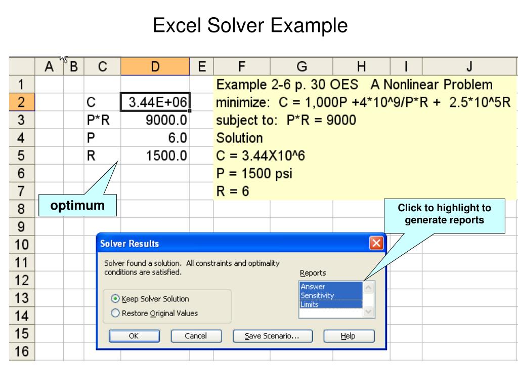 How To Use Excel Solver Examples Liomusic