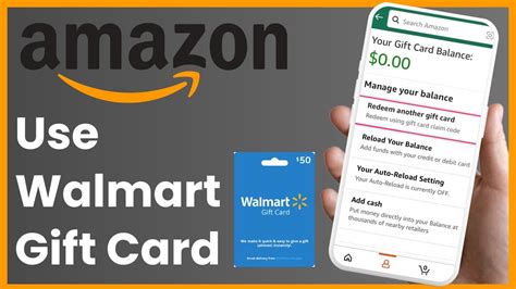 How To Use Walmart Gift Card On Amazon Youtube