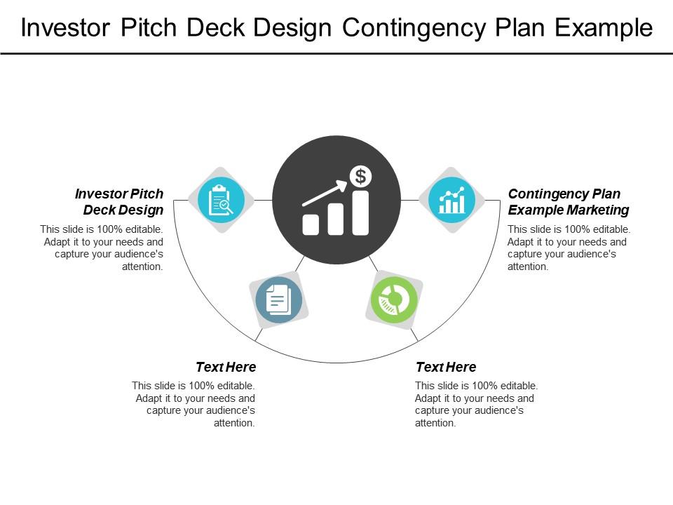 Investor Pitch Deck Design Contingency Plan Example Marketing Cpb Presentation Graphics