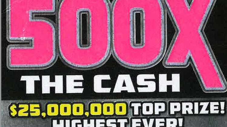 Jacksonville Man Claims 1 Million Prize From 500X The Cash Scratch Off Game Action News Jax