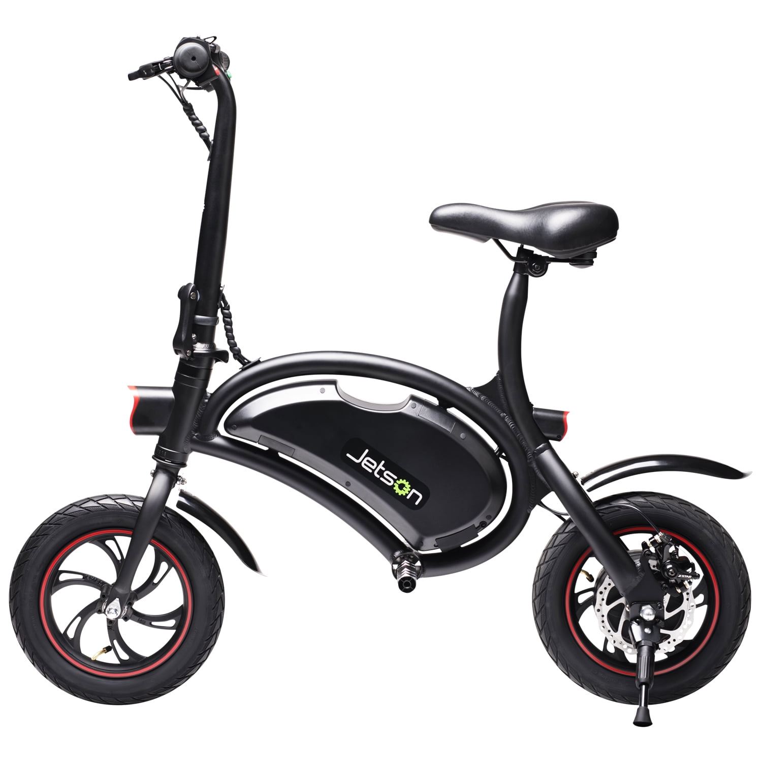 Jetson Bolt Folding Electric Bike With Twist Throttle Black Walmart Com