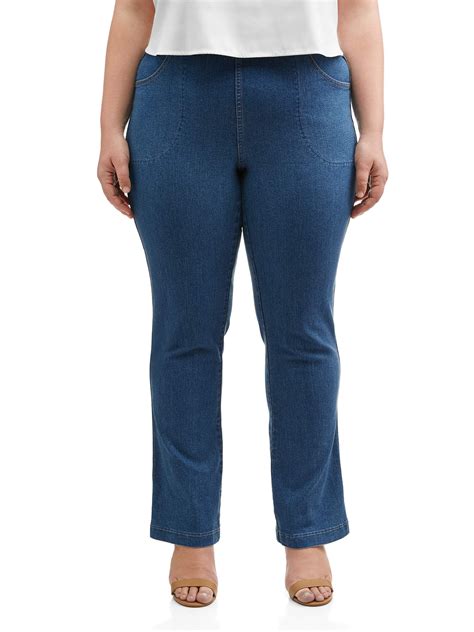 Just My Size Just My Size Plus Size 4 Pocket Stretch Bootcut Jeans