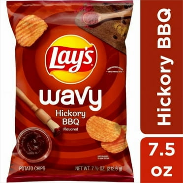 Lay S Wavy Hickory Bbq Potato Chips Walmart Canada