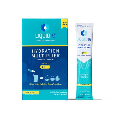 Liquid I V Hydration Multiplier Watermelon 6 Ct Electrolyte Powder Packets Walmart Com