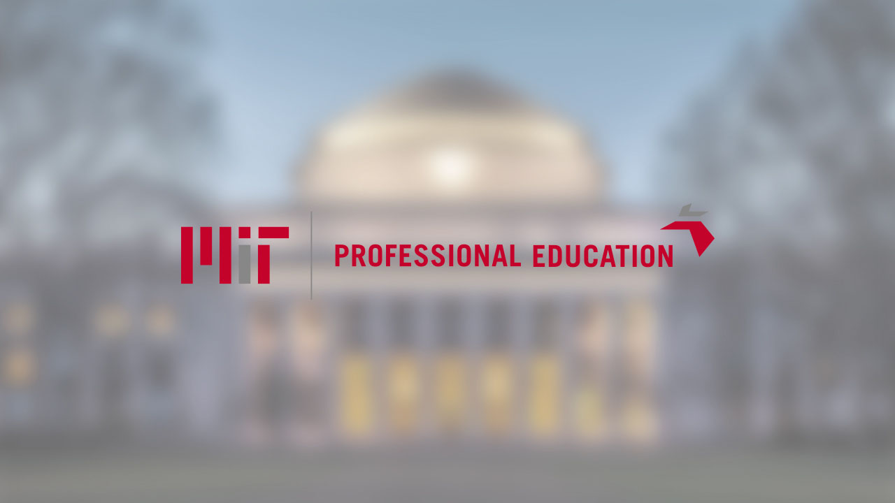 Live Virtual Courses At Mit Professional Education Youtube