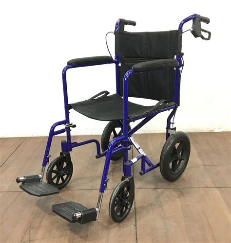 Lot Medline Excel Wheelchair W Footrest