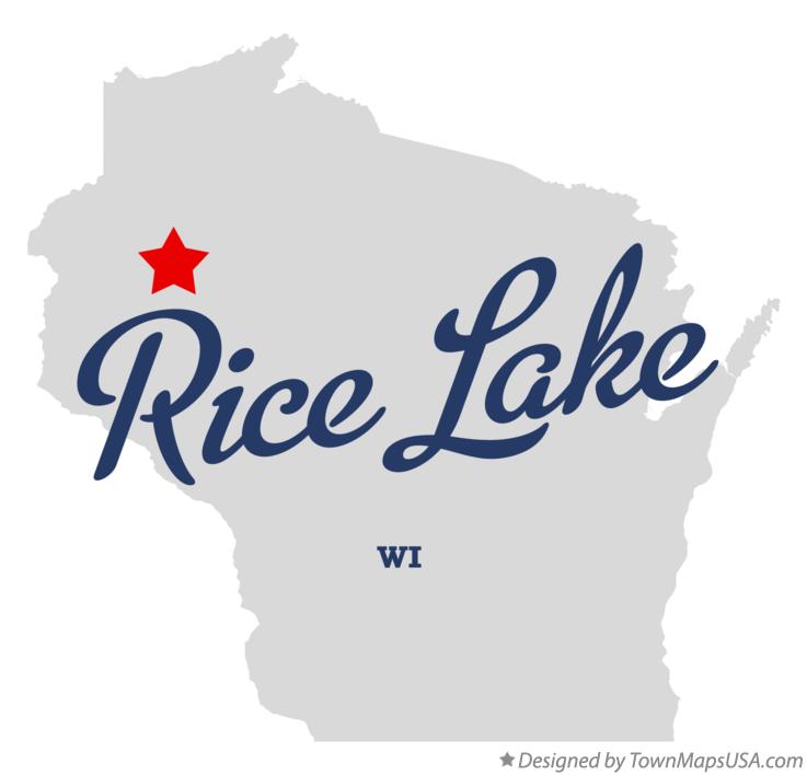 Map Of Rice Lake Wi Wisconsin