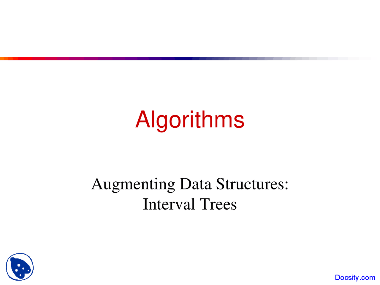 Mit Amp 39 S Introduction To Algorithms Lecture 11 Augmenting Data Structures Good Coders Code