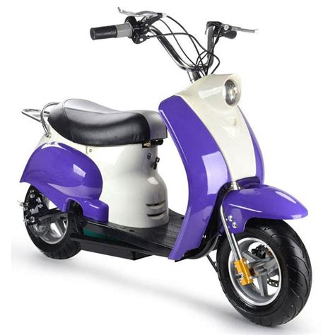 Motottec 24V Kids Electric Powered Moped Scooter Walmart Com Walmart Com