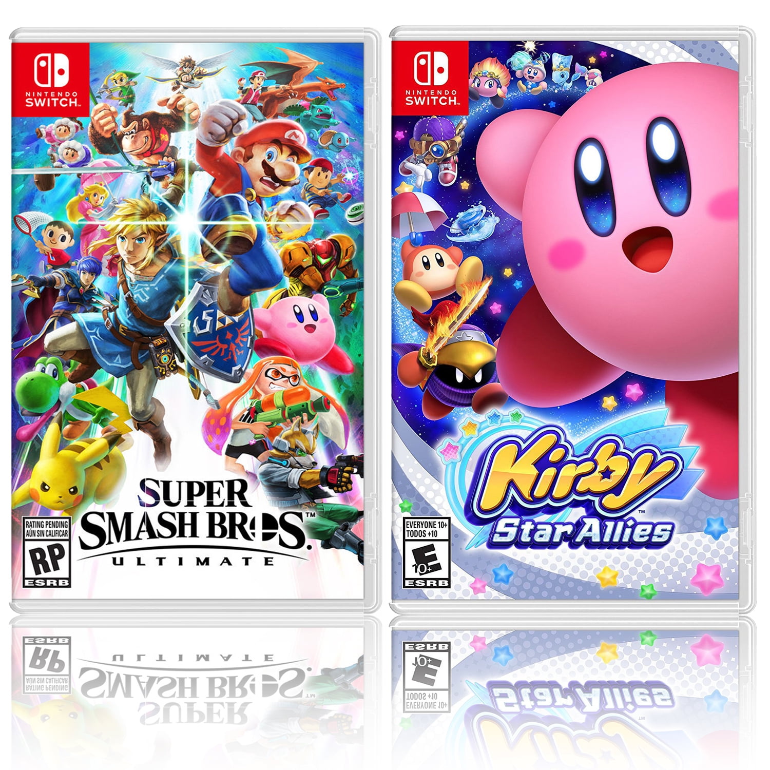 Nintendo Super Smash Bros Ultimate Bundle With Kirby Star Allies Walmart Com Walmart Com