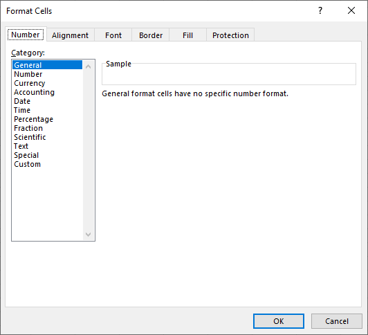 Open Format Cell Dialogue Box In Excel