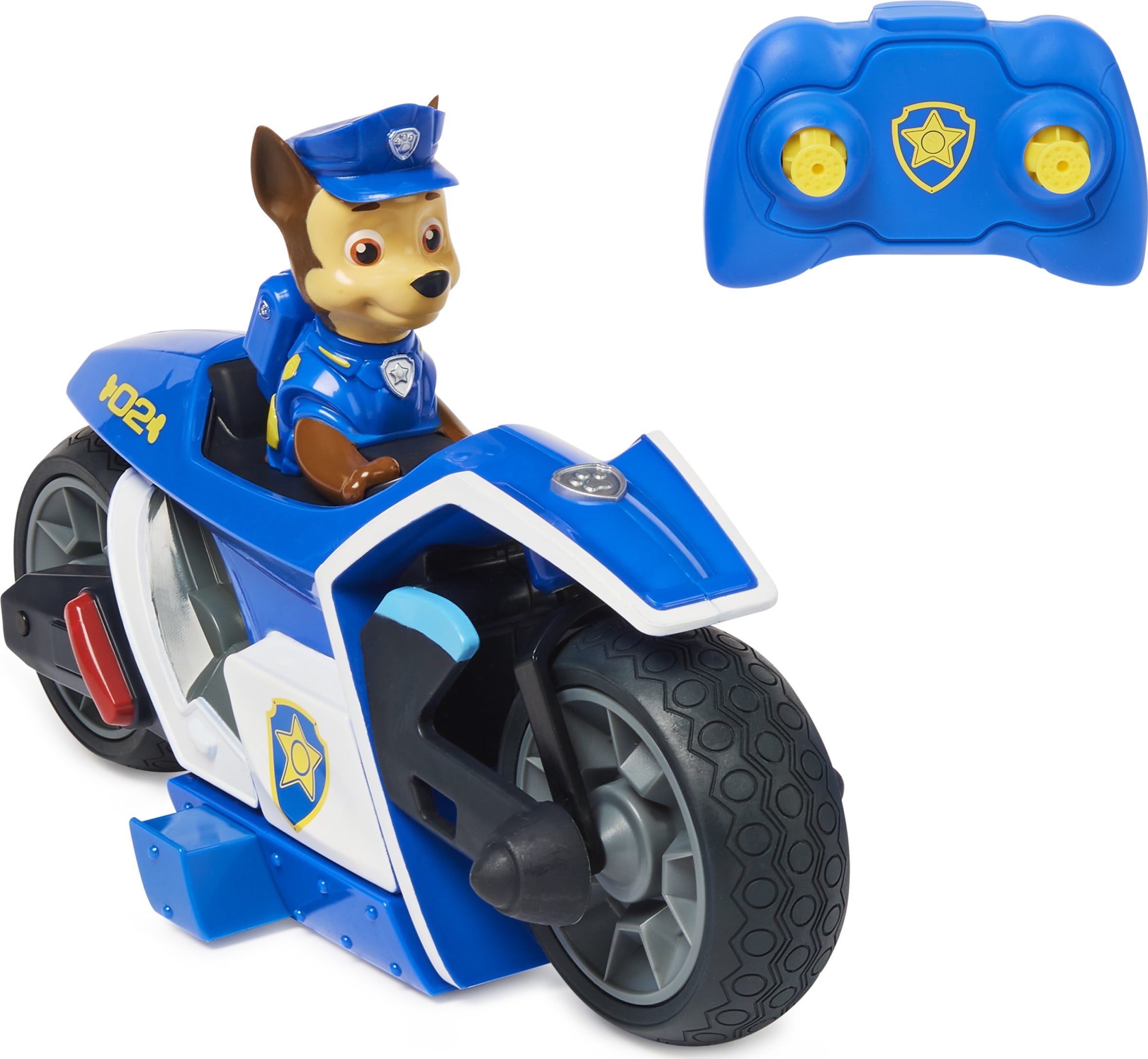 Paw Patrol Chase Rc Movie Motorcycle For Kids Ages 3 And Up Walmart Com