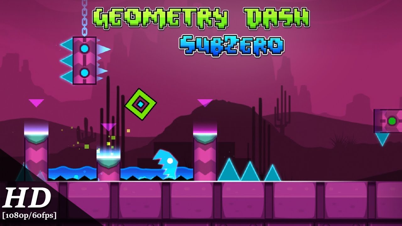 Playing Geometry Dash Subzero On Scratch Youtube