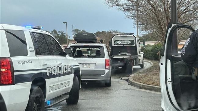 Police Presence Outside Near Walmart In Nmb