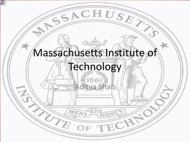 Ppt Massachusetts Institute Of Technology Powerpoint Presentation