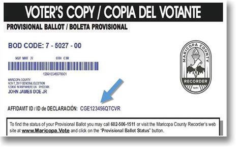 Provisional Ballot Status