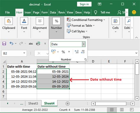 Remove The Time From Date In Excel Time From Date In Excel