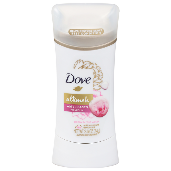 Save On Dove Women Amp 39 S Ultimate Antiperspirant Deodorant Peony Amp Rose Water Solid Order Online