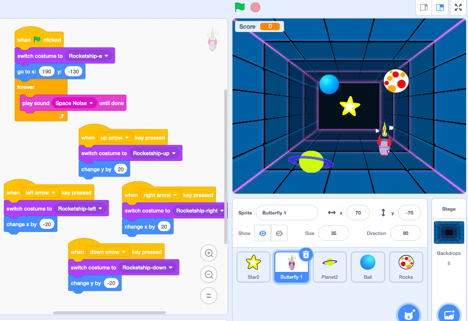 Scratch Coding Introduction Tutorial Basic Role Play Game Teacher S