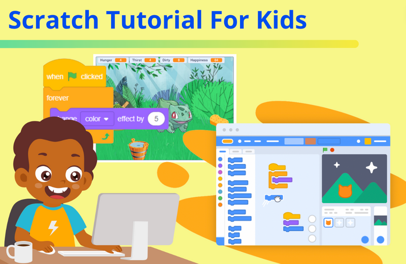 Scratch Tutorial For Kids Fun Step By Step Create Learn